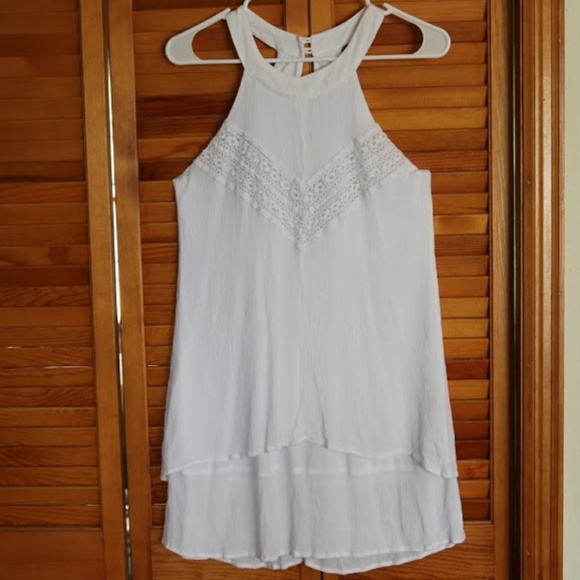 SOLD Altar'd State white halter neck sleeveless dress - Picture 2 of 8